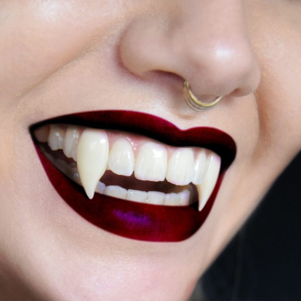 vampirski zubi za očnjake za zabavu za Noć vještica