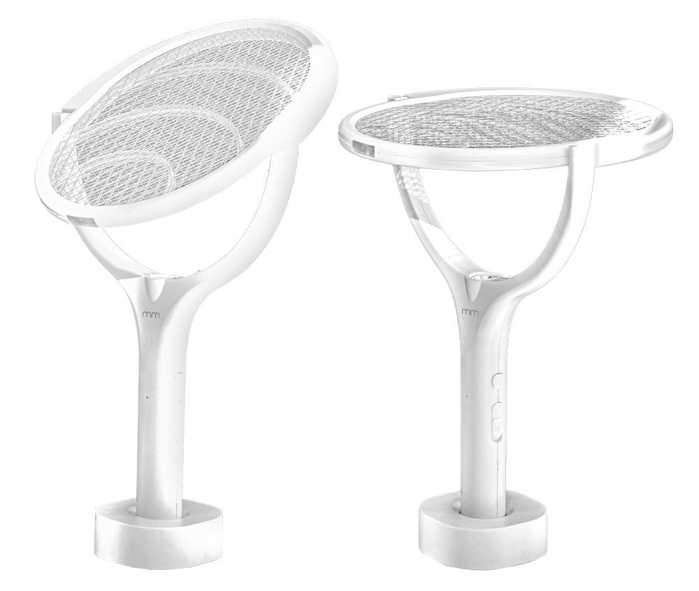 lampa za komarce s reketom za bube kao električna zamka za mušice