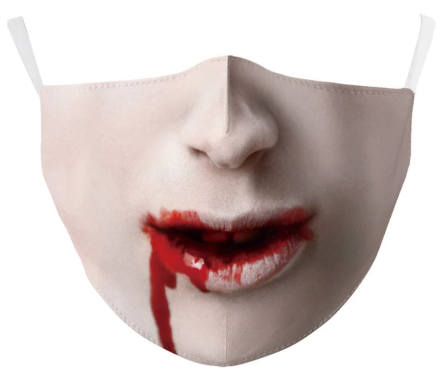 strašna vampirska maska ​​za lice