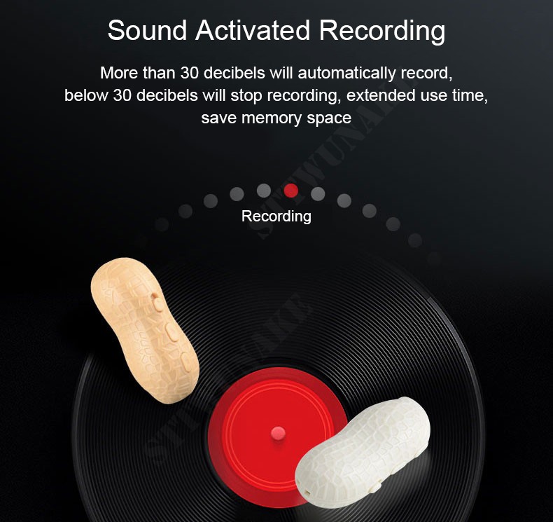 snimač zvuka i glasa - zvučno aktivirano snimanje