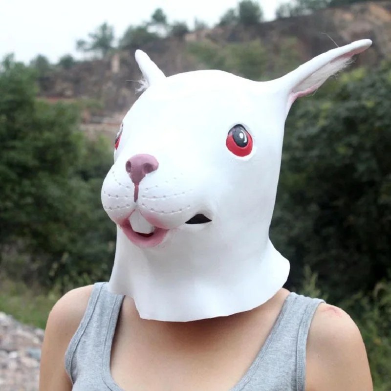 Zec - Karnevalske maske, maska za lice od lateksa silikona