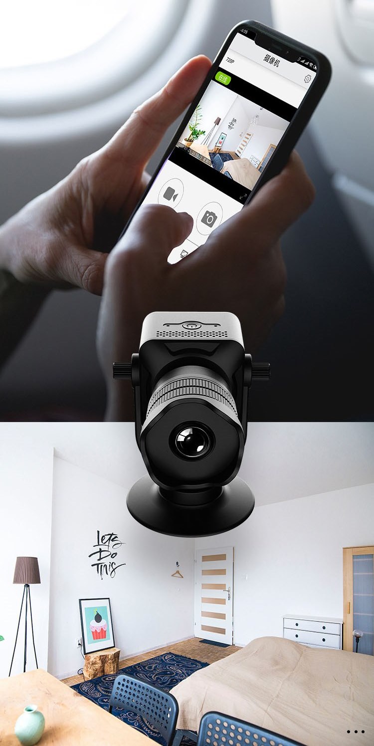prijenos uživo putem aplikacije u mobilnoj mini špijunskoj kameri