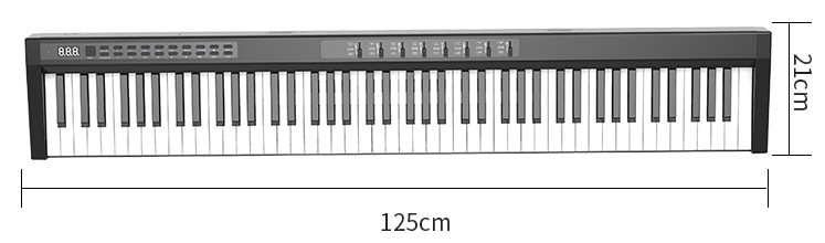 Elektronska klavijatura (klavir) 125cm