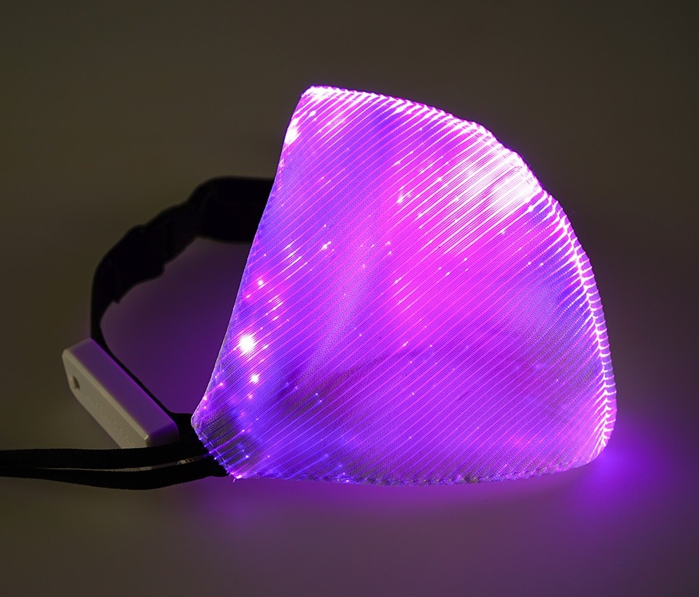 LED maska ljubičasta