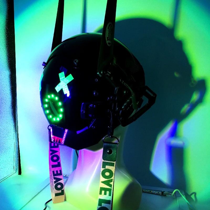 led party kaciga sa LED rasvjetom
