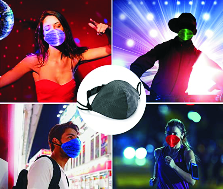 LED svjetleća zaštitna maska