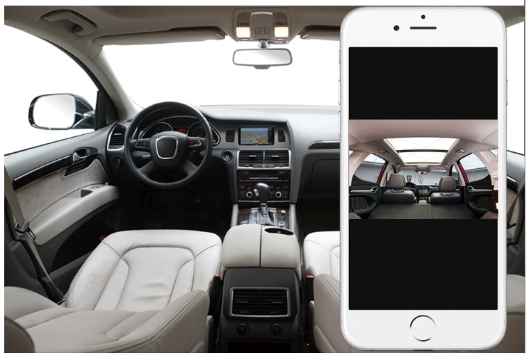 profio x7 auto kamera uživo na aplikaciji za pametne telefone - kontrolna kamera