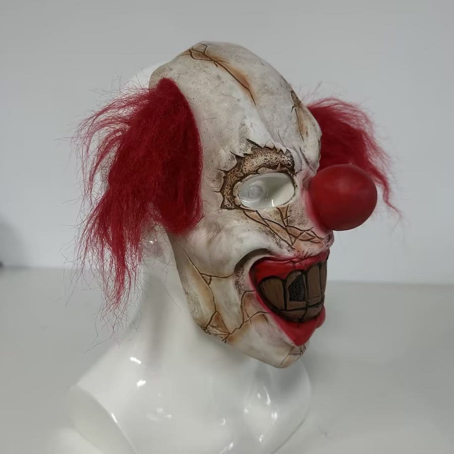 Strašna luda (klaun) - Pennywise maska ​​za lice