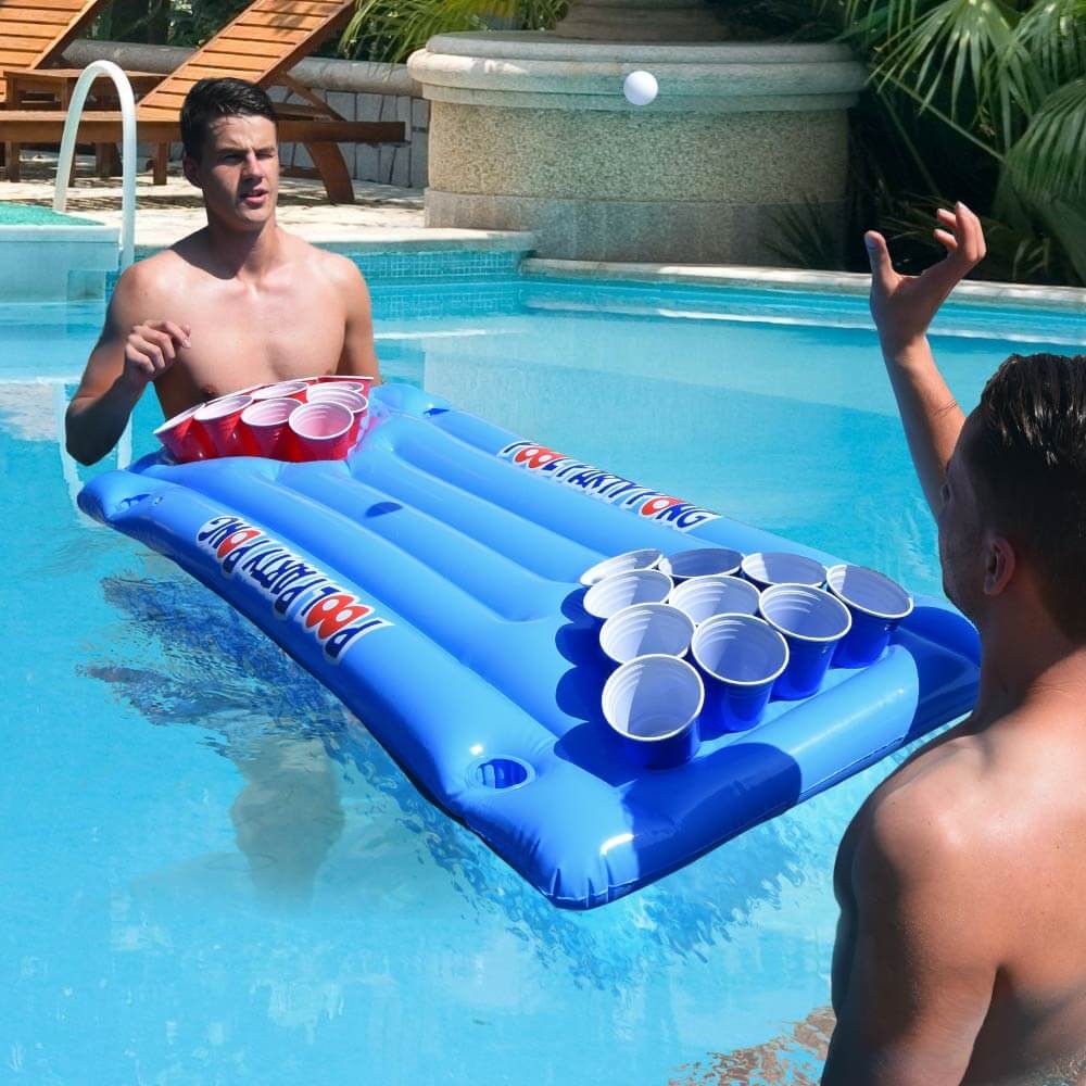 plutajući beer pong na naduvavanje