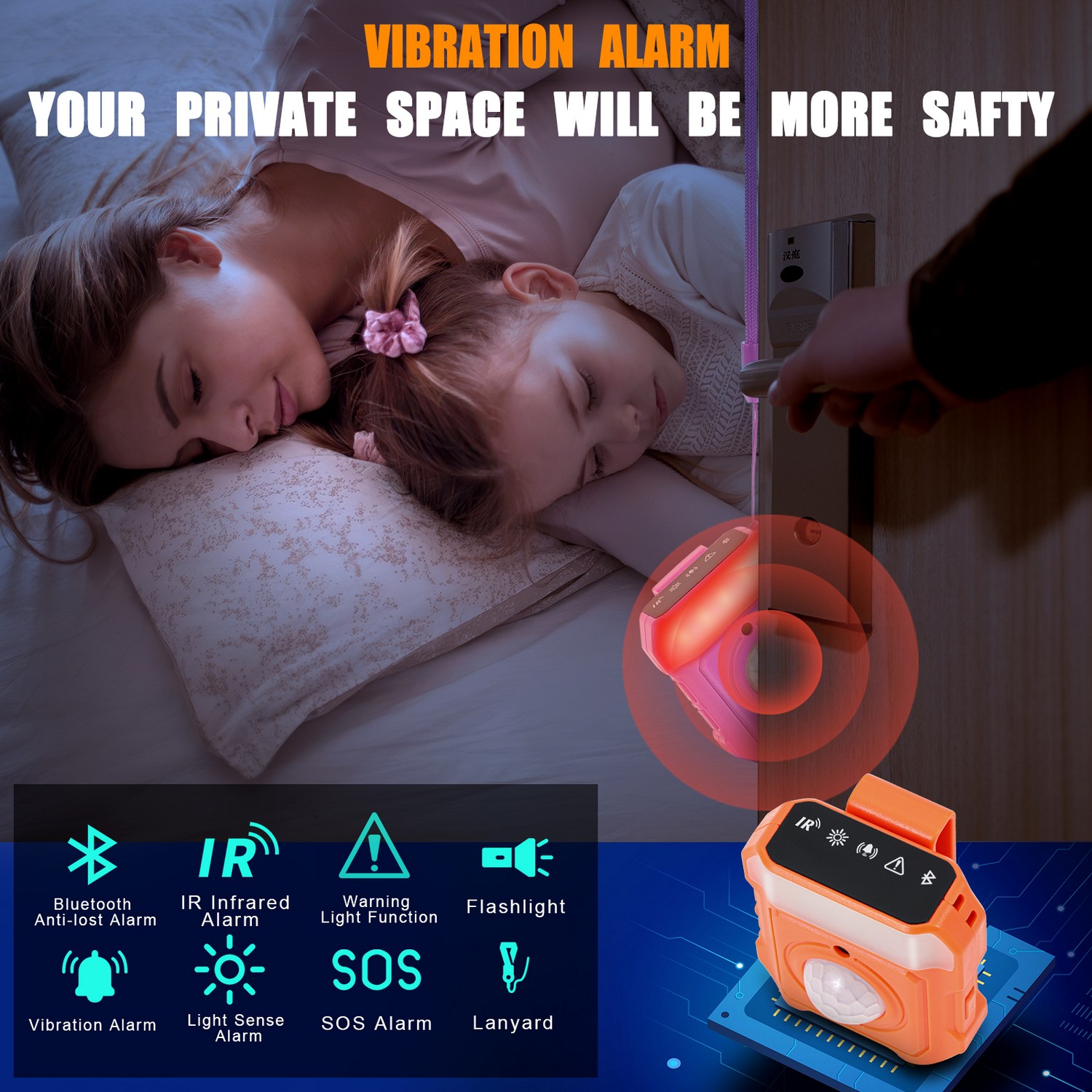 lični sigurnosni alarm - vibracioni alarm
