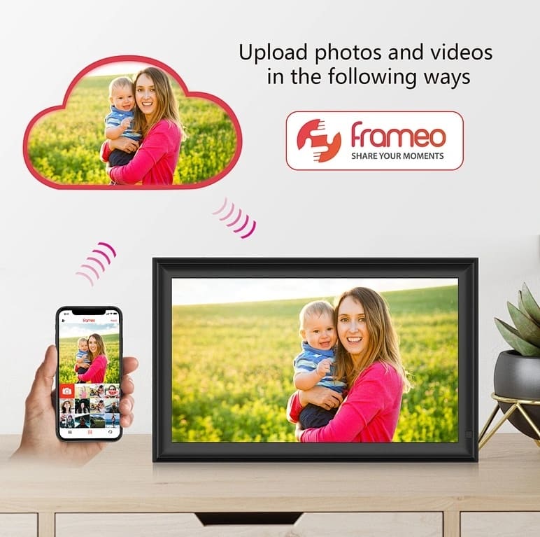 digitalni foto ram za fotografije wifi aplikacija dodirni ekran 15"