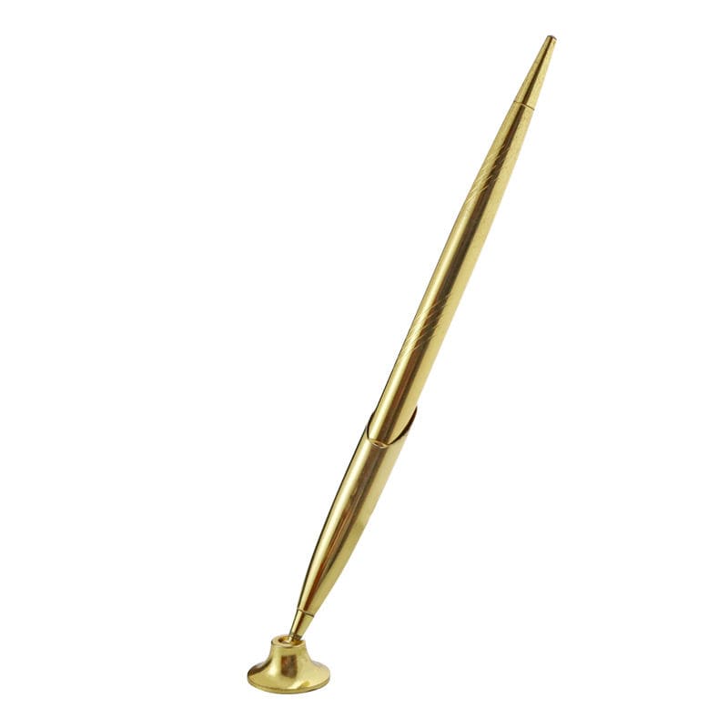 elegantna zlatna olovka sa postoljem