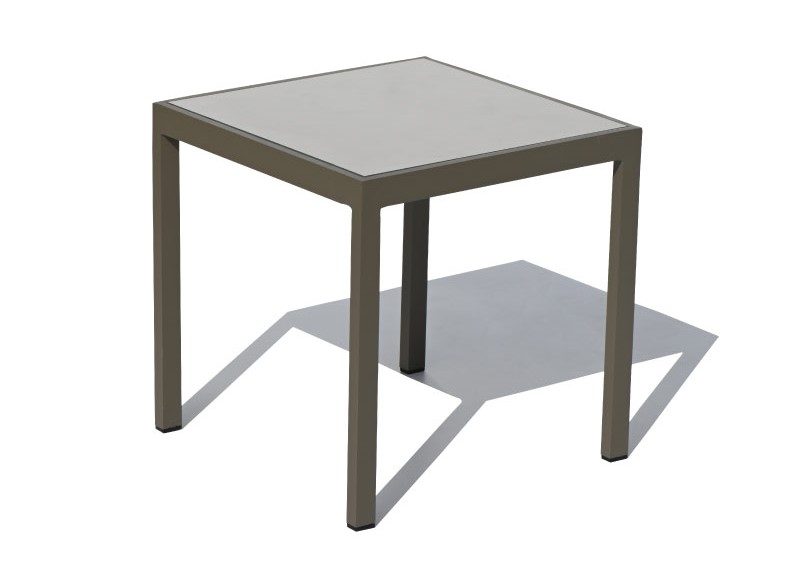 Mali praktičan aluminijski stol za terasu Luxurio Damian minimalističkog dizajna