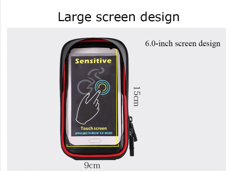 veliki ekran TPU touch screen torba za bicikl