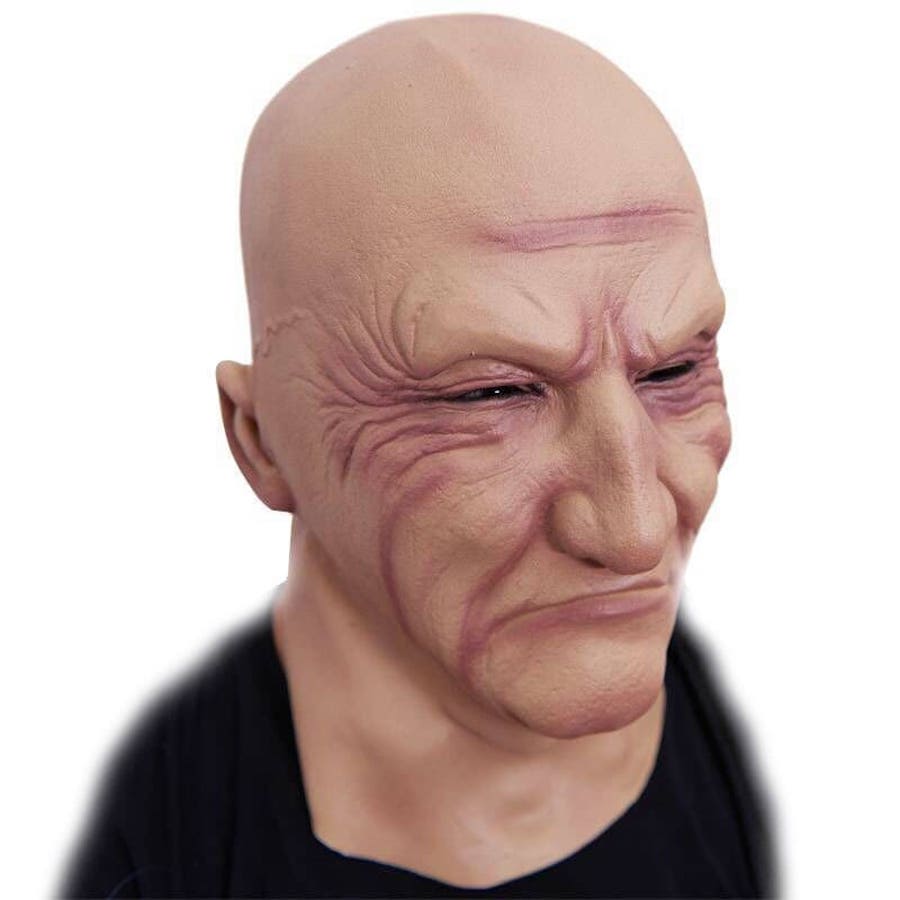 silikonska maska za lice od lateksa za ćelave muškarce