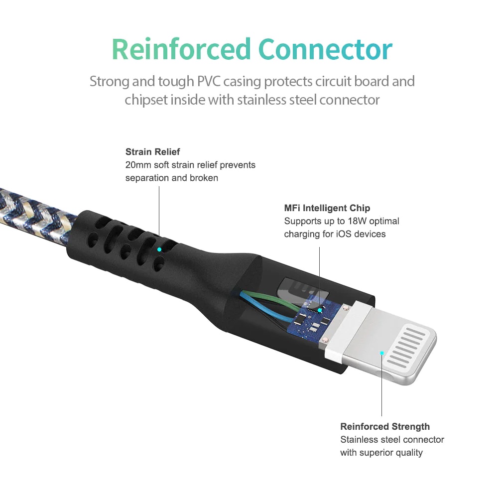 USBC kabl za konektor za osvetljenje za mobilne telefone