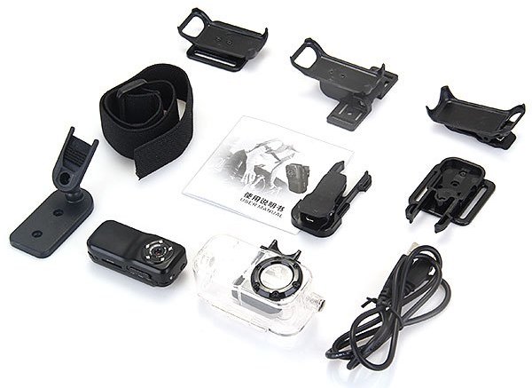 sportska kamera sa IR LED, 10m vodootporna, višestruka dodatna oprema