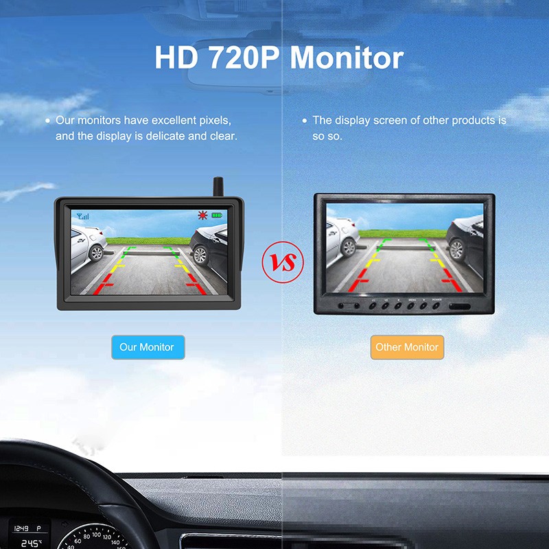 AHD HD auto monitor 720P