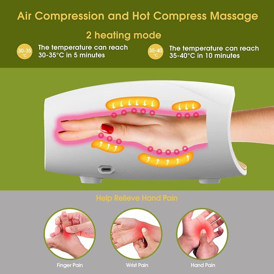 aparat za ručnu masažu, postupak masaže