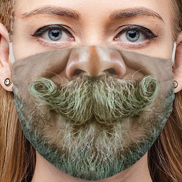 3d maska za štampanje brkova i brade