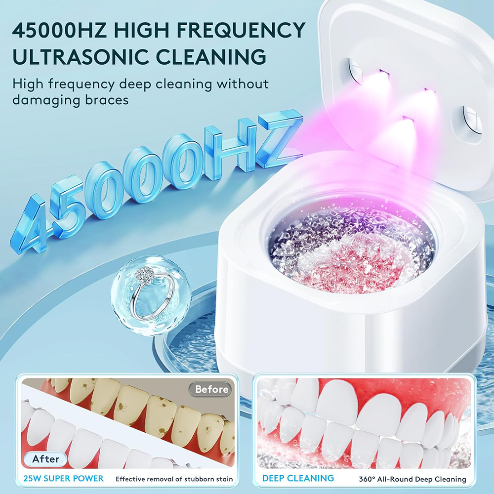 Sredstvo za čišćenje zubnih proteza - čišćenje četkica, sonic retainer čistač aparata