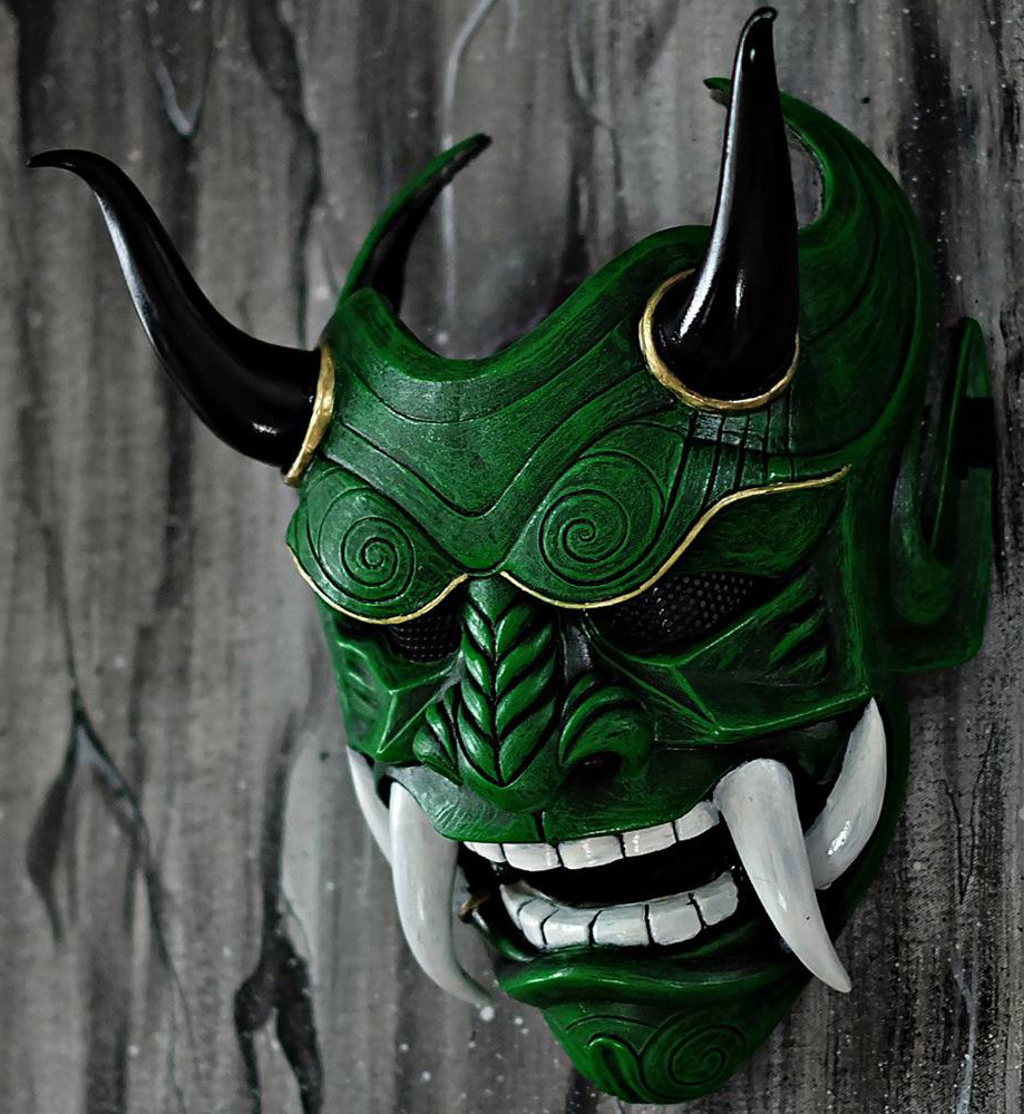 Maska za glavu za lice vještica - japanski motiv ubojice