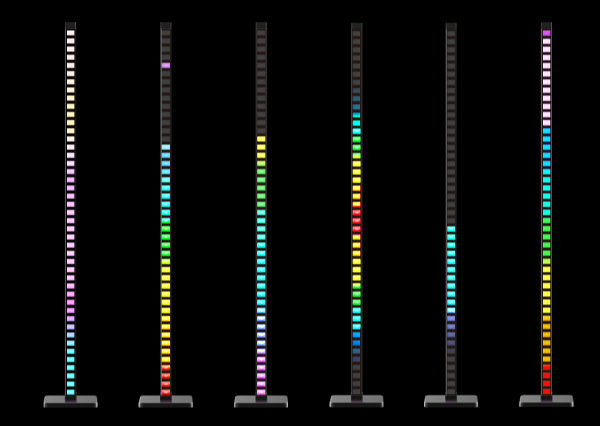 party light LED bar ekvilajzer