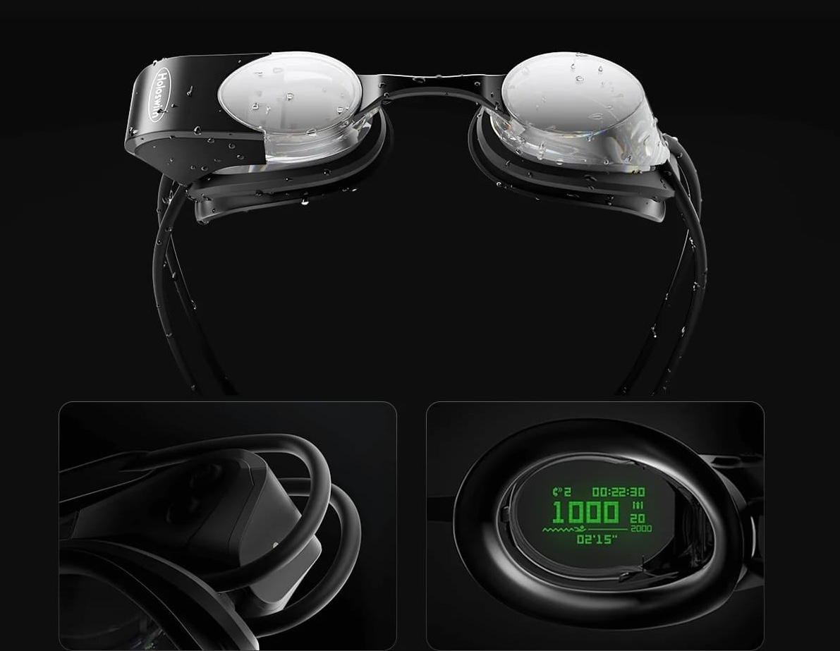 pametne naočare za plivanje za virtuelnu stvarnost sa displejom