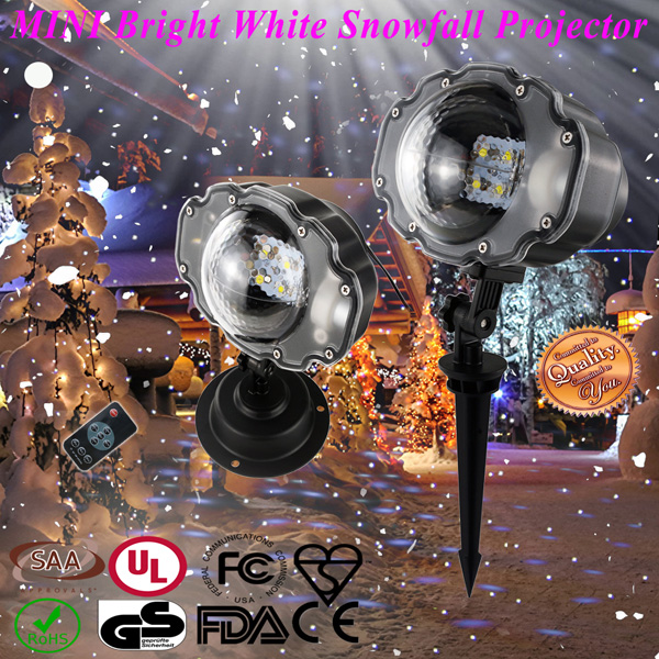 Snowflakes LED projektor Eksterijer i unutrašnja projekcija