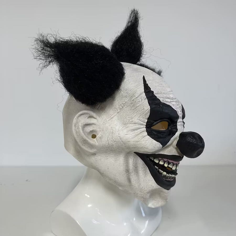 Zastrašujuća maska ​​klovna za karneval