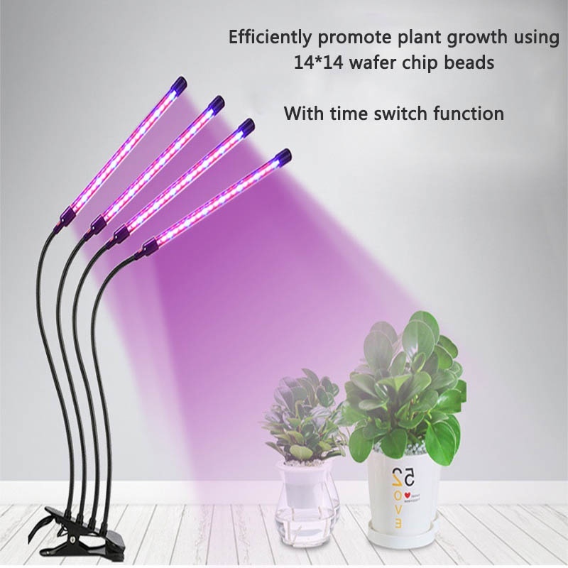 Lampa s guščjim vratom za biljke koje rastu