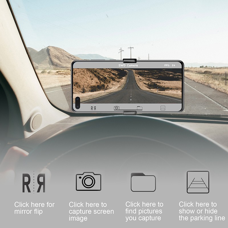 Bežična kamera za vožnju unazad - nadzor preko vašeg mobilnog telefona