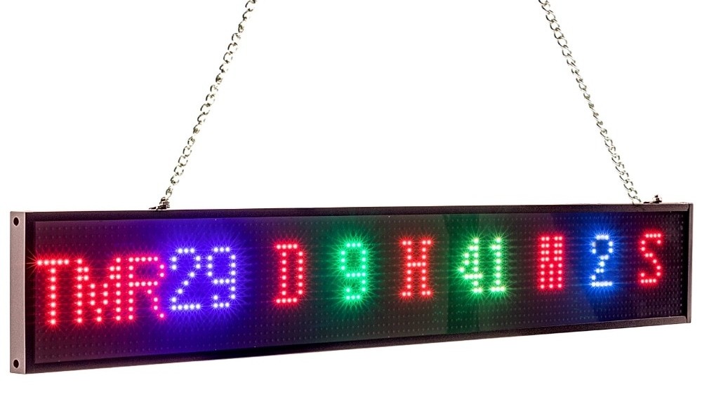svijetla LED ploča u boji