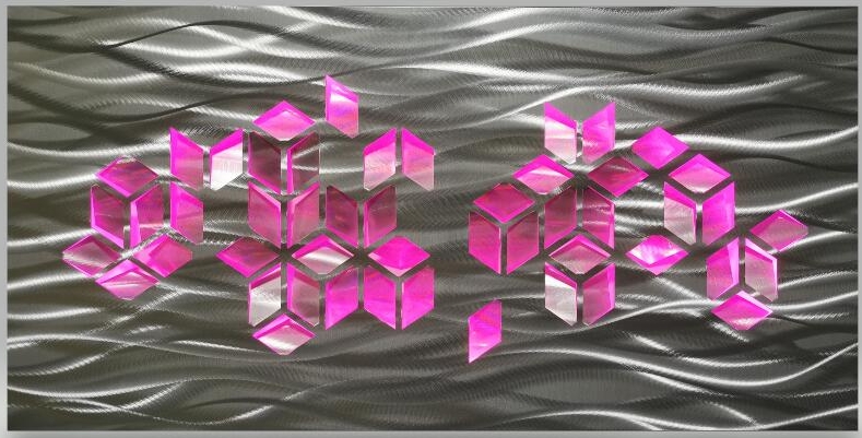 3d metalna aluminijska slika sa led pozadinskim osvjetljenjem