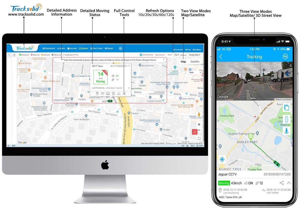 tracksolid aplikacija za GPS praćenje