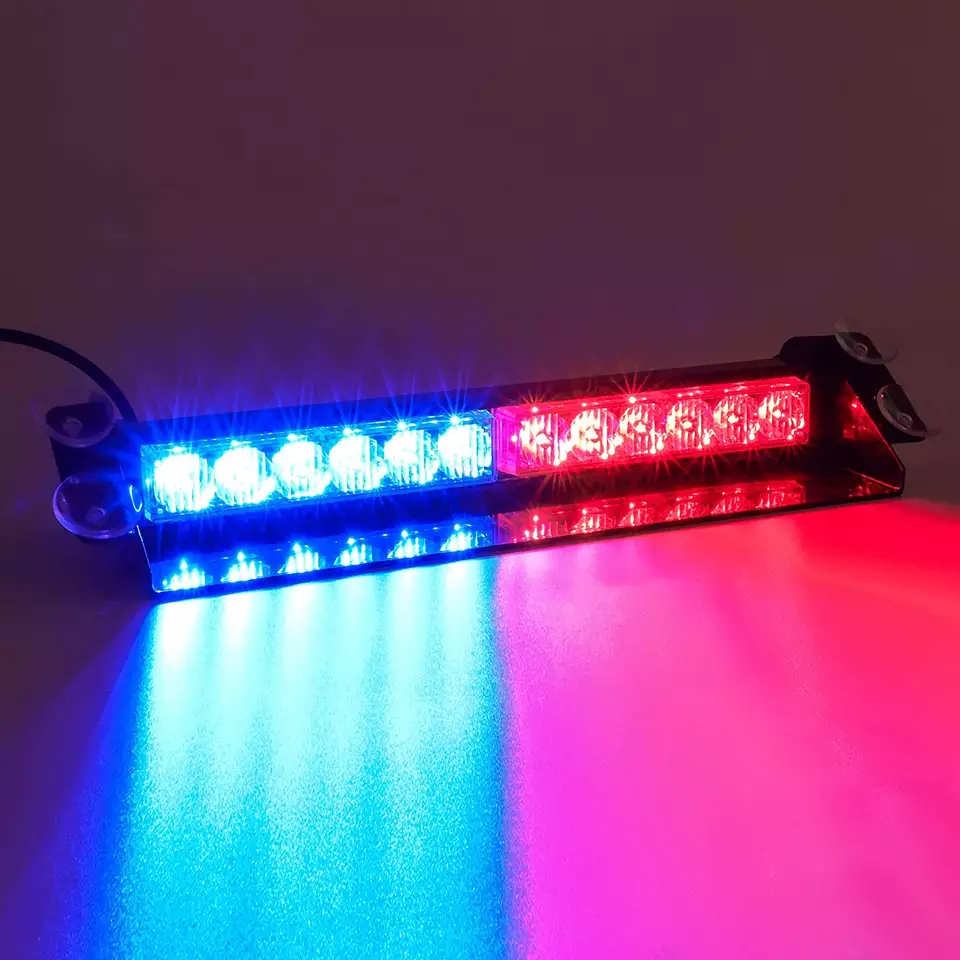 Trepćući LED stroboskopi (svjetla) za automobil sa mogućnošću promjene boja i stilova treptanja