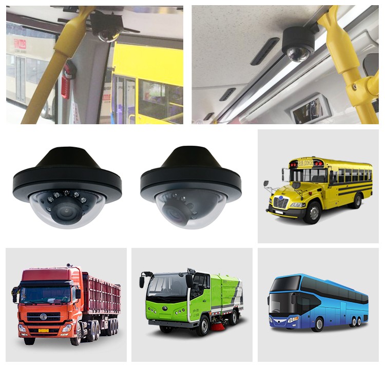 mini dome kamera za autobuse, trolejbuse, tramvaje, kombije, minibuseve, kamp prikolice, poluprikolice, prikolice, kamione