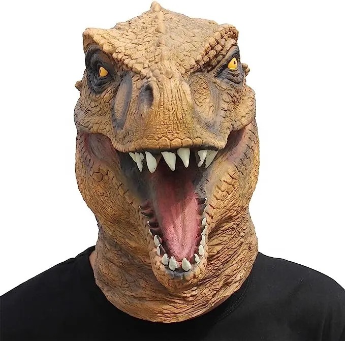 Dino maska - maska za lice iz parka jure (maska za glavu)