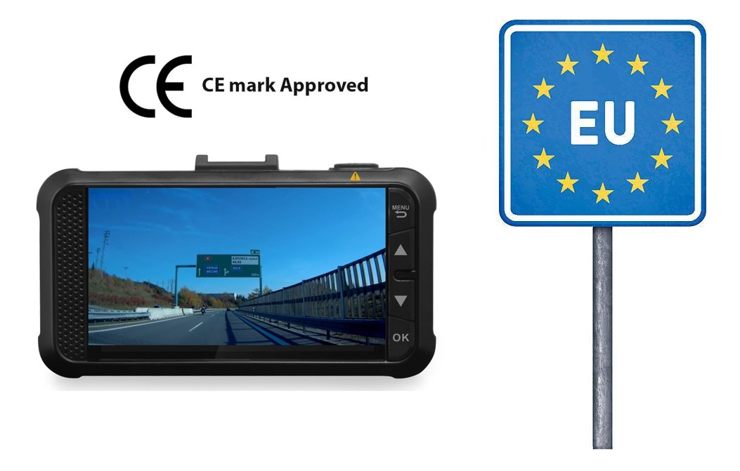 certificirana kamera za automobile dod gs980d u eu