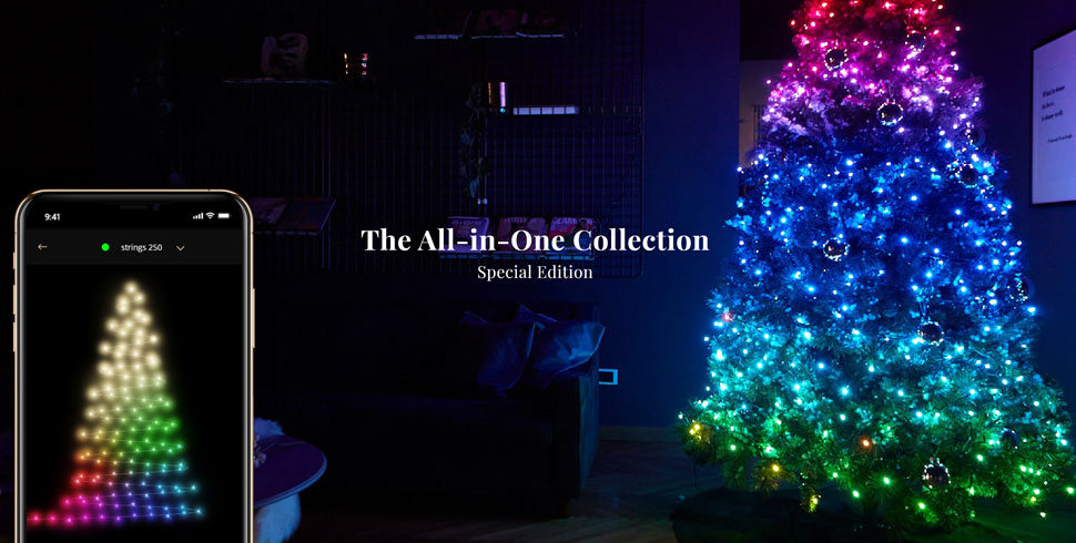 LED božićno drvce twinkly kontrola mobilne aplikacije