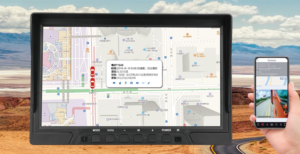 4g wifi auto monitor za praćenje uživo