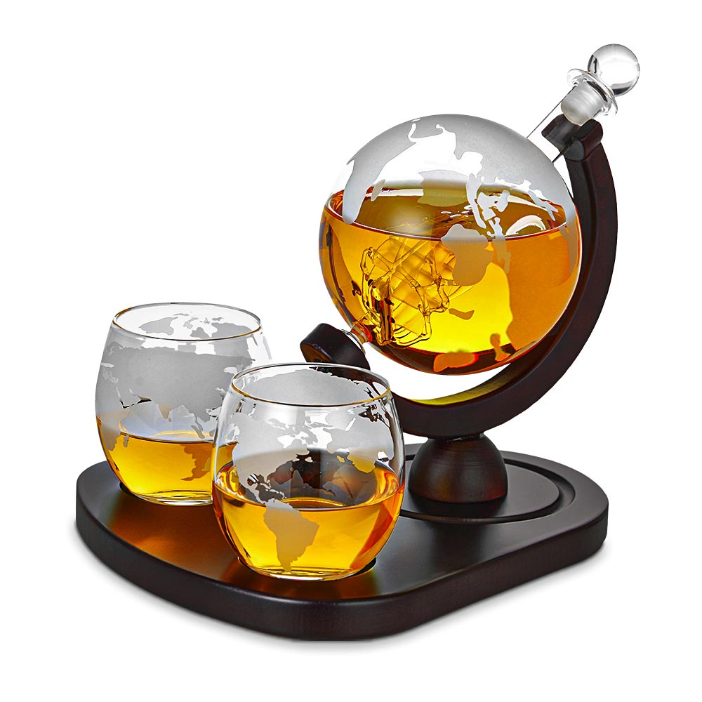globe viski dekanteri - čaše za viski